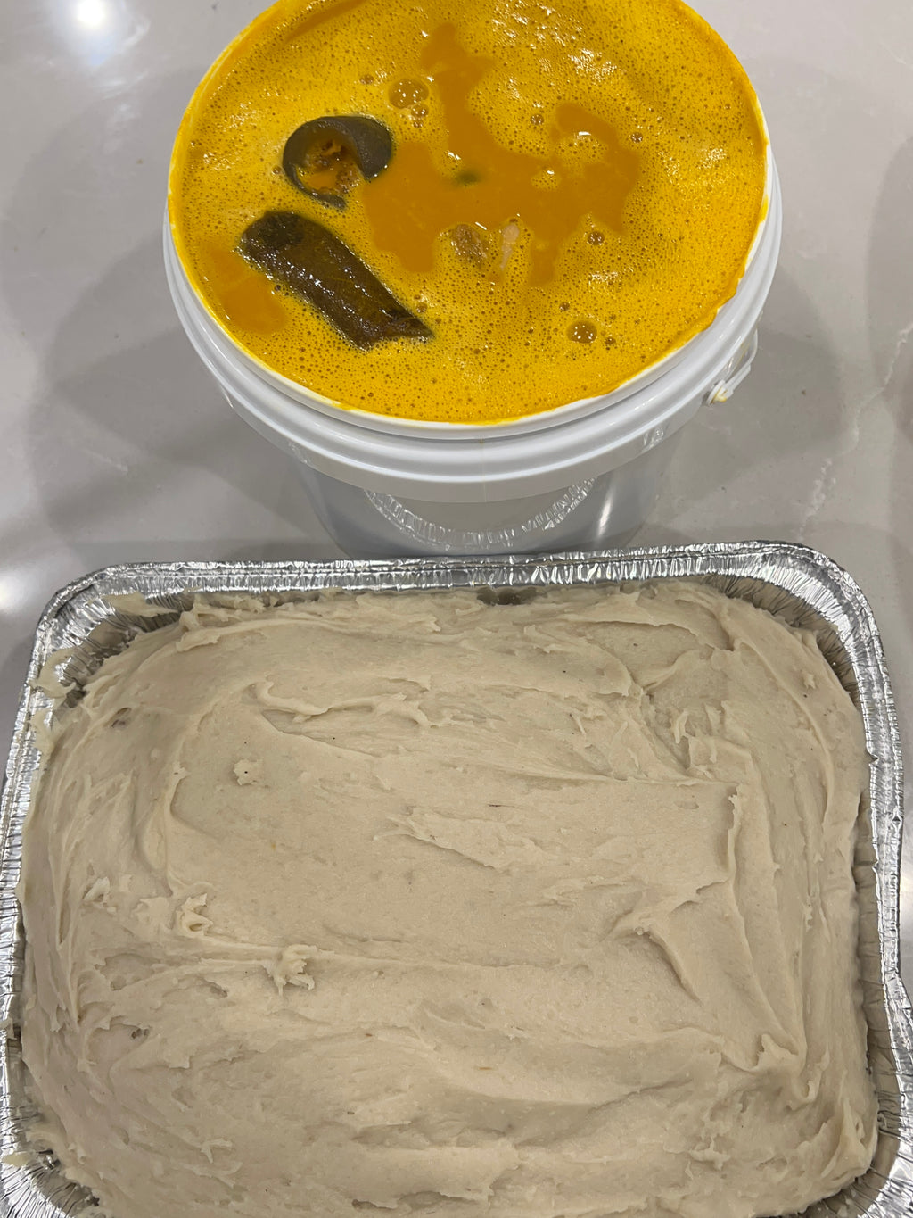 Achu and yellow soup