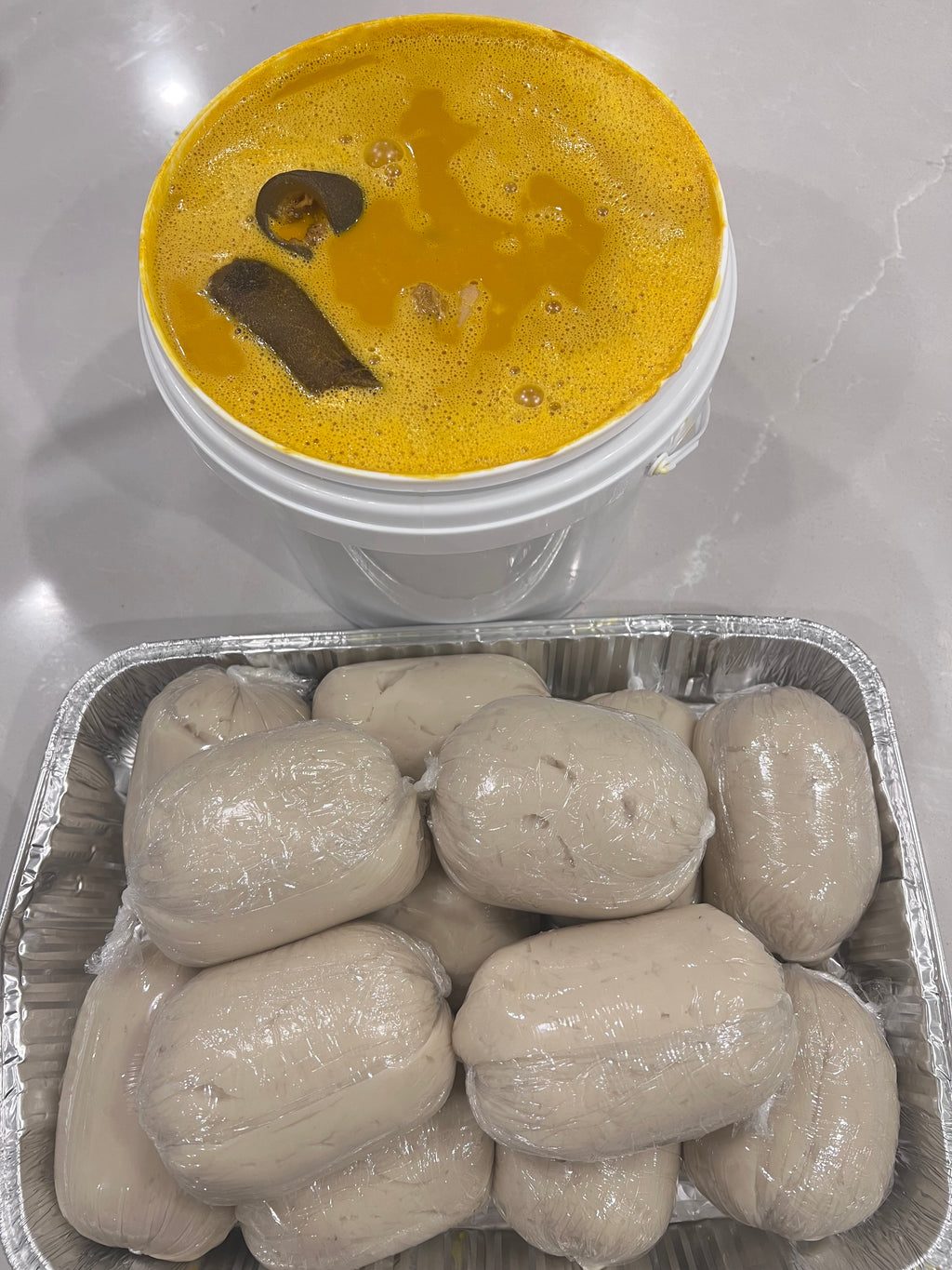 Achu and yellow soup