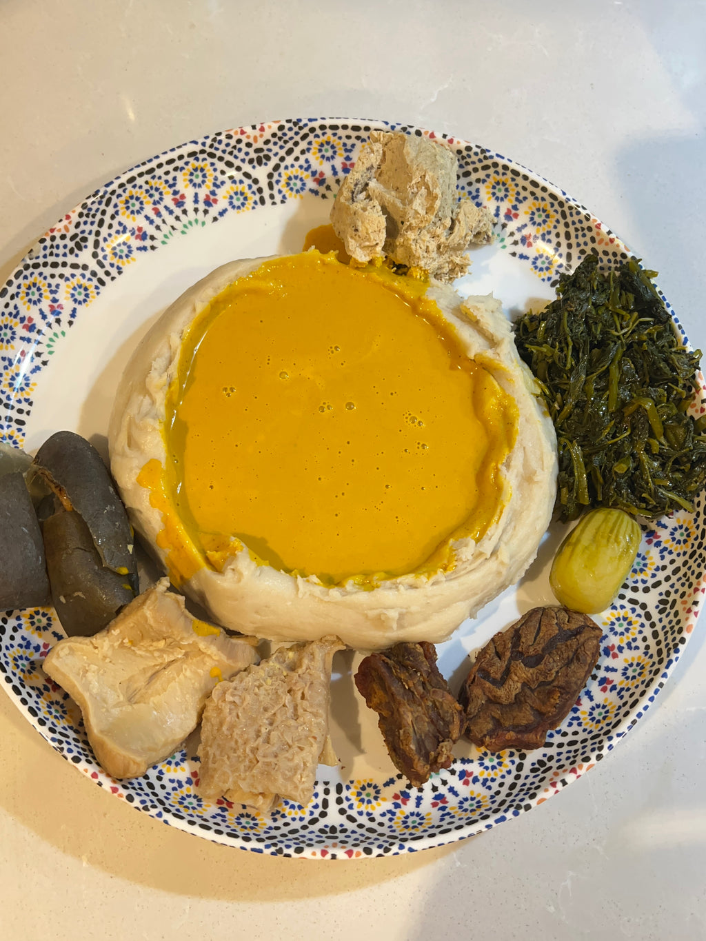 Achu and yellow soup